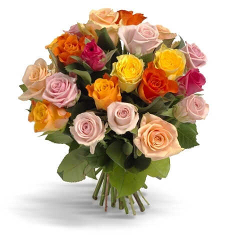 Букет «Первоклассные цветные розы»
