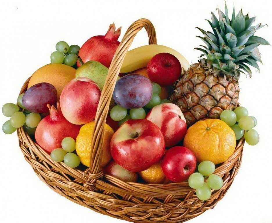 Корзина с продуктами «Заморский фрукт»